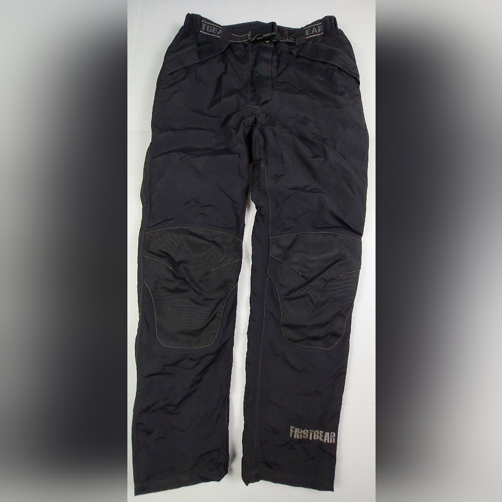 First Gear Motorcycle Overpant Womens Size 14 Black Hypertex Thermal Thinsulate